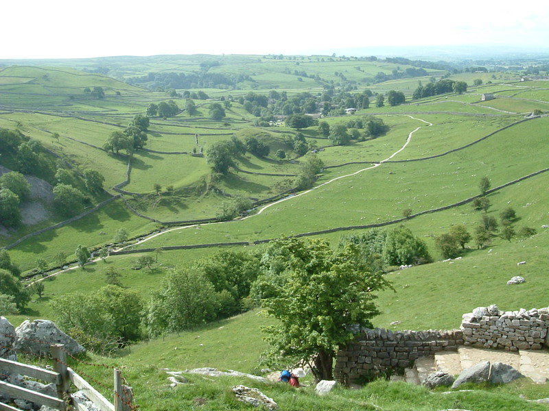 Malham from Malham Cove